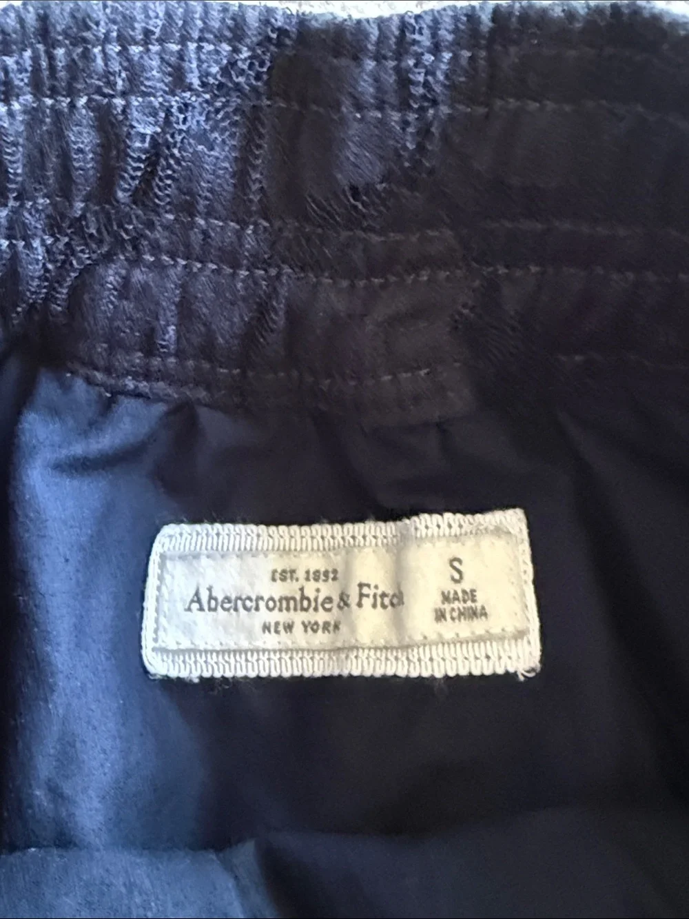 Abercrombie & Fitch Navy Lace Skater Mini Skirt - Small